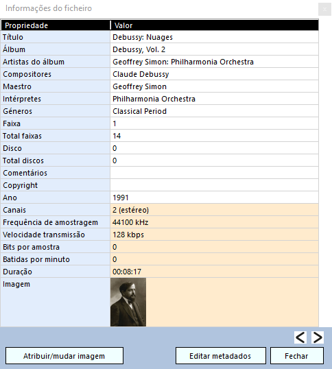 Informações do ficheiro